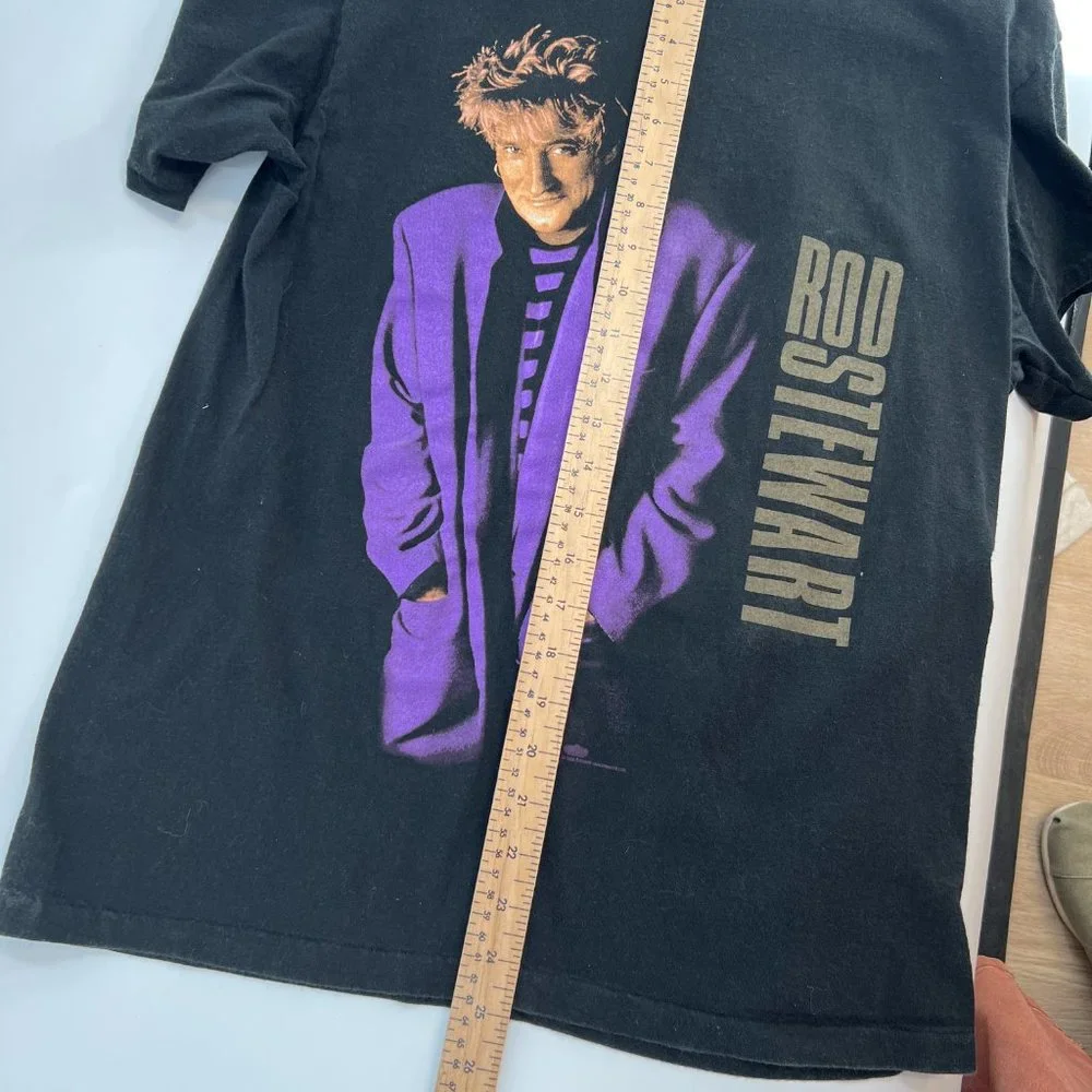 90s Rod Stewart Winterland Concert Tee - Picture 5 of 8